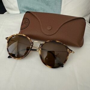 Ray-Ban RB2447 Round Tortoise Havana Sunglasses